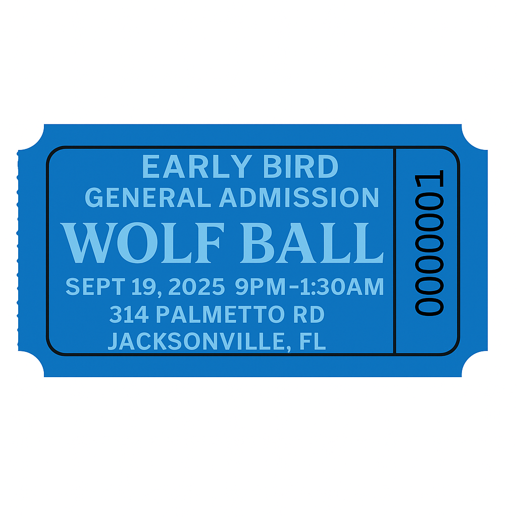 Early Bird Ticket Wolf Ball