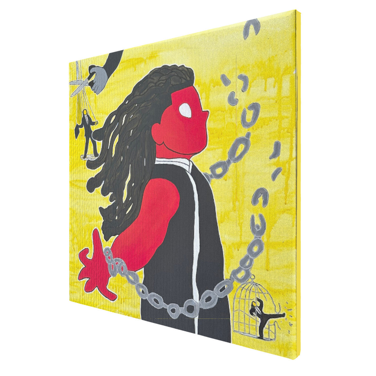 Breaking Free Painting By Shawn Wolf