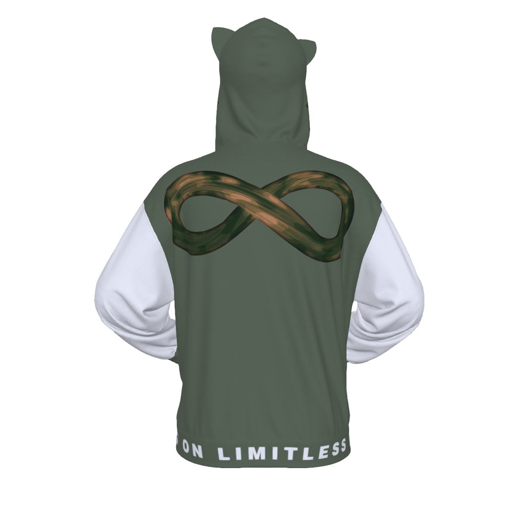 Limitless Wolf Hood - White & Camo