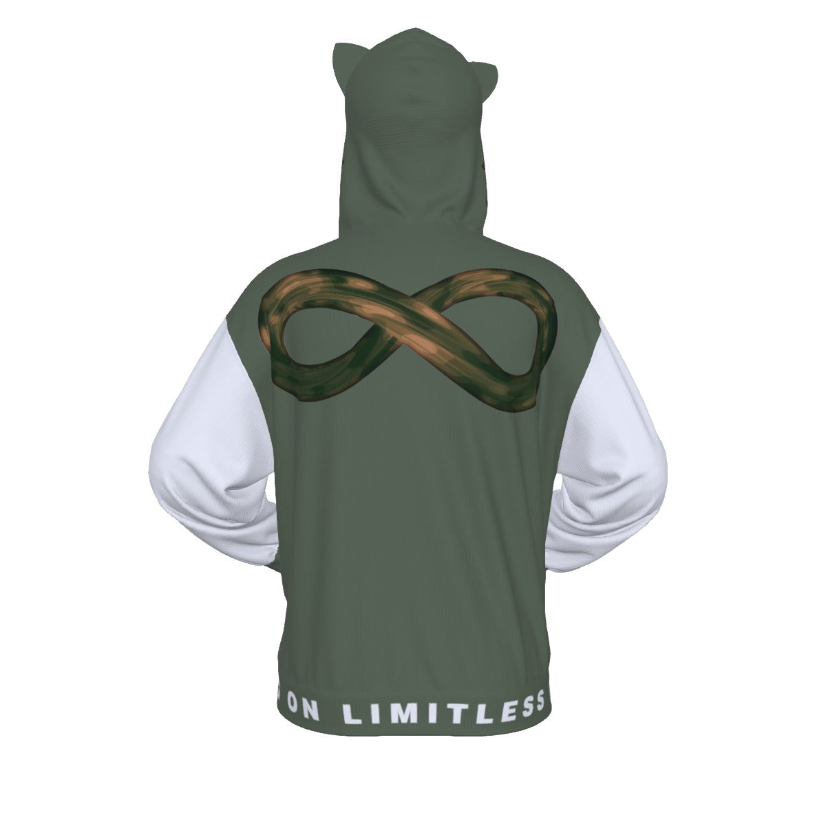 Limitless Wolf Hood - White & Camo