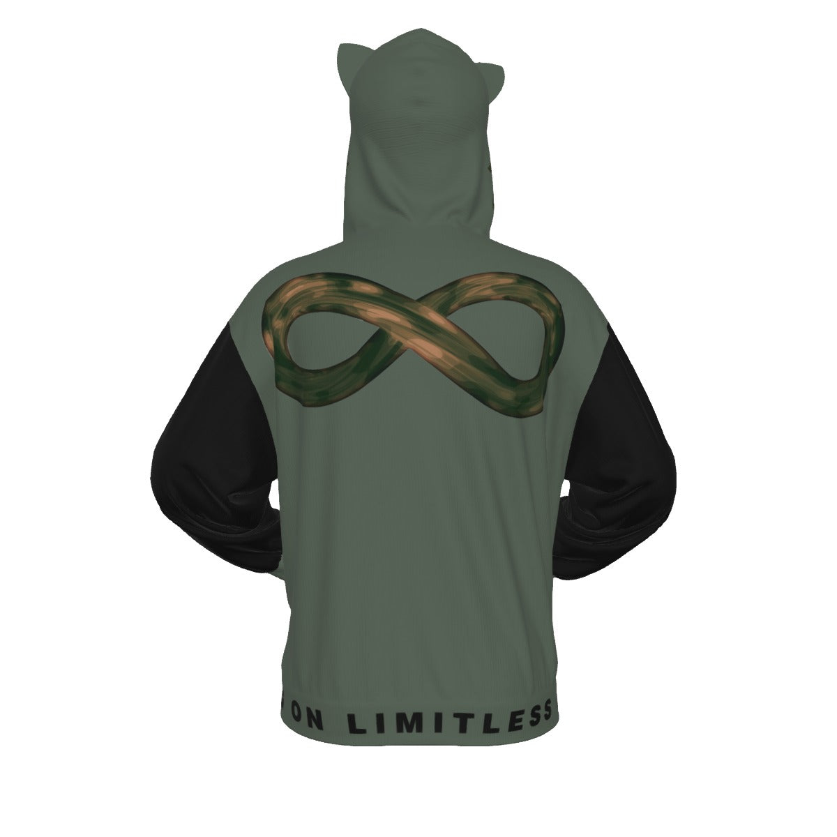 Limitless Wolf Hood - Camo Green
