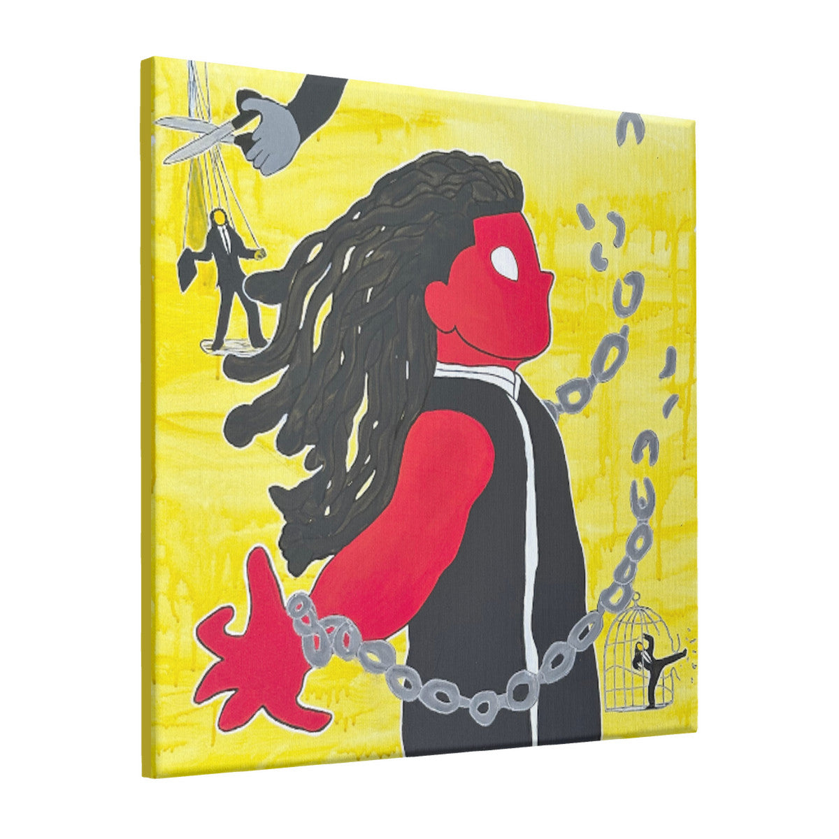 Breaking Free Painting By Shawn Wolf