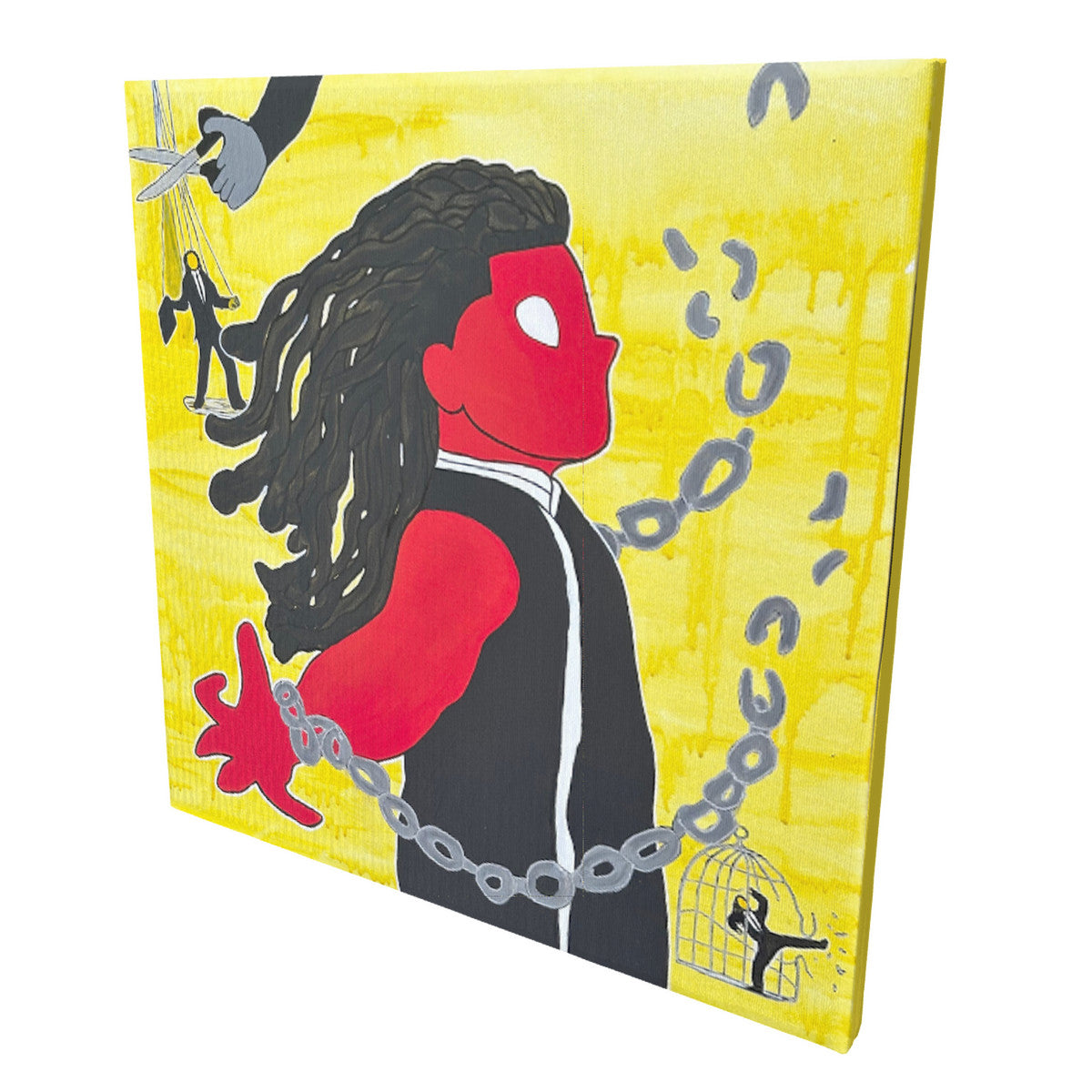 Breaking Free Painting By Shawn Wolf