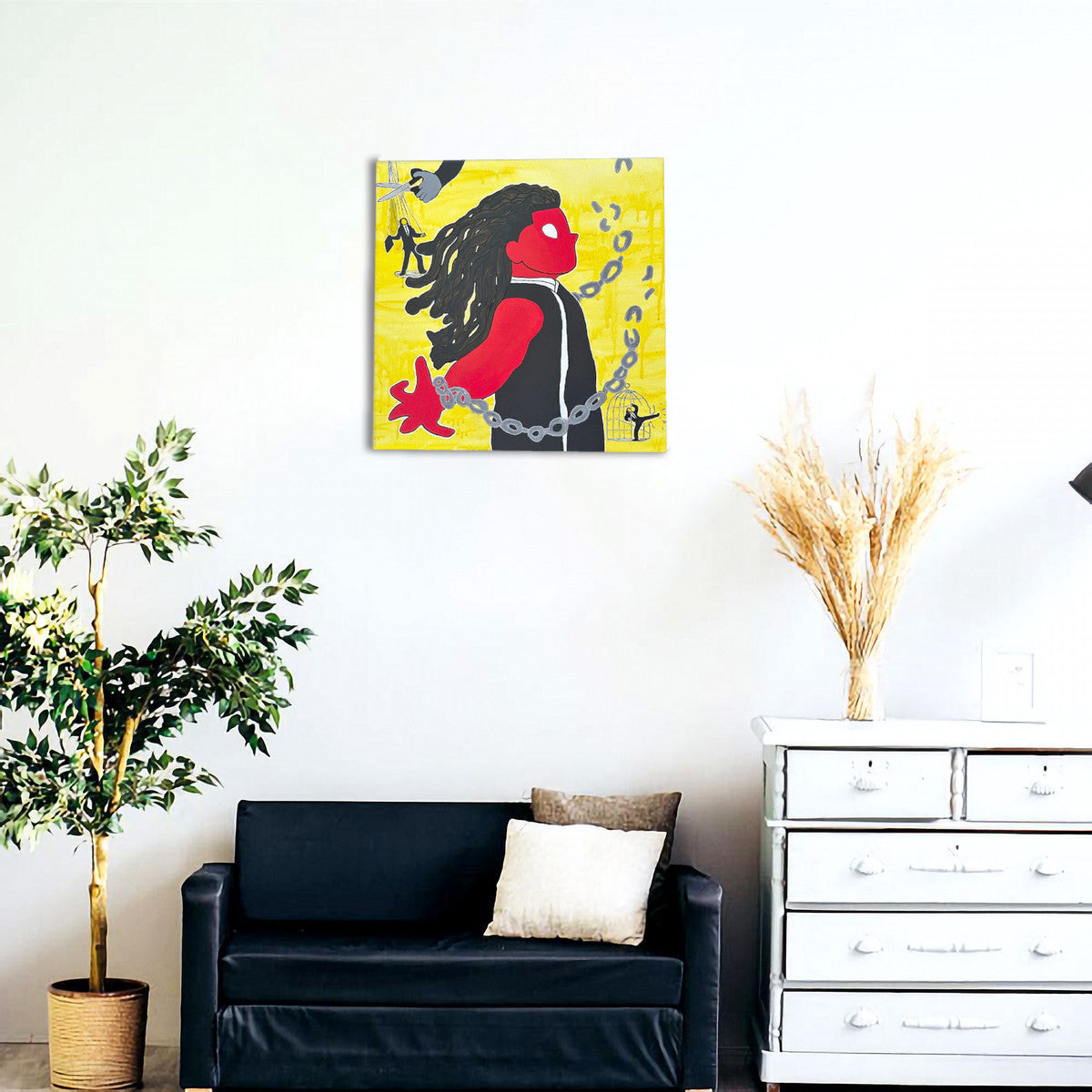 Breaking Free Painting By Shawn Wolf